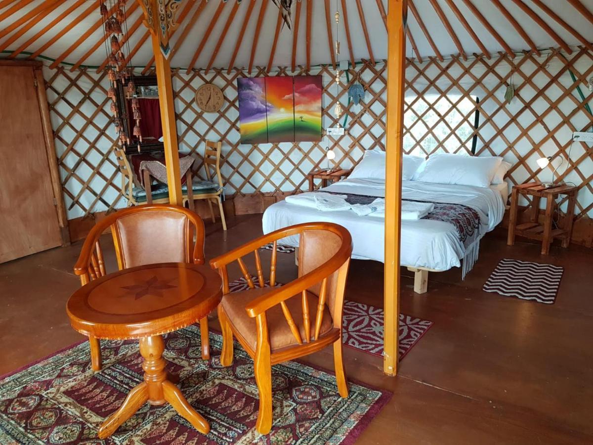 Ferienwohnung יורט מונגולי Matzuva Exterior foto